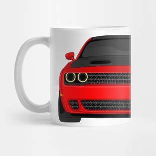 DODGE HELLCAT FRONT RED Mug